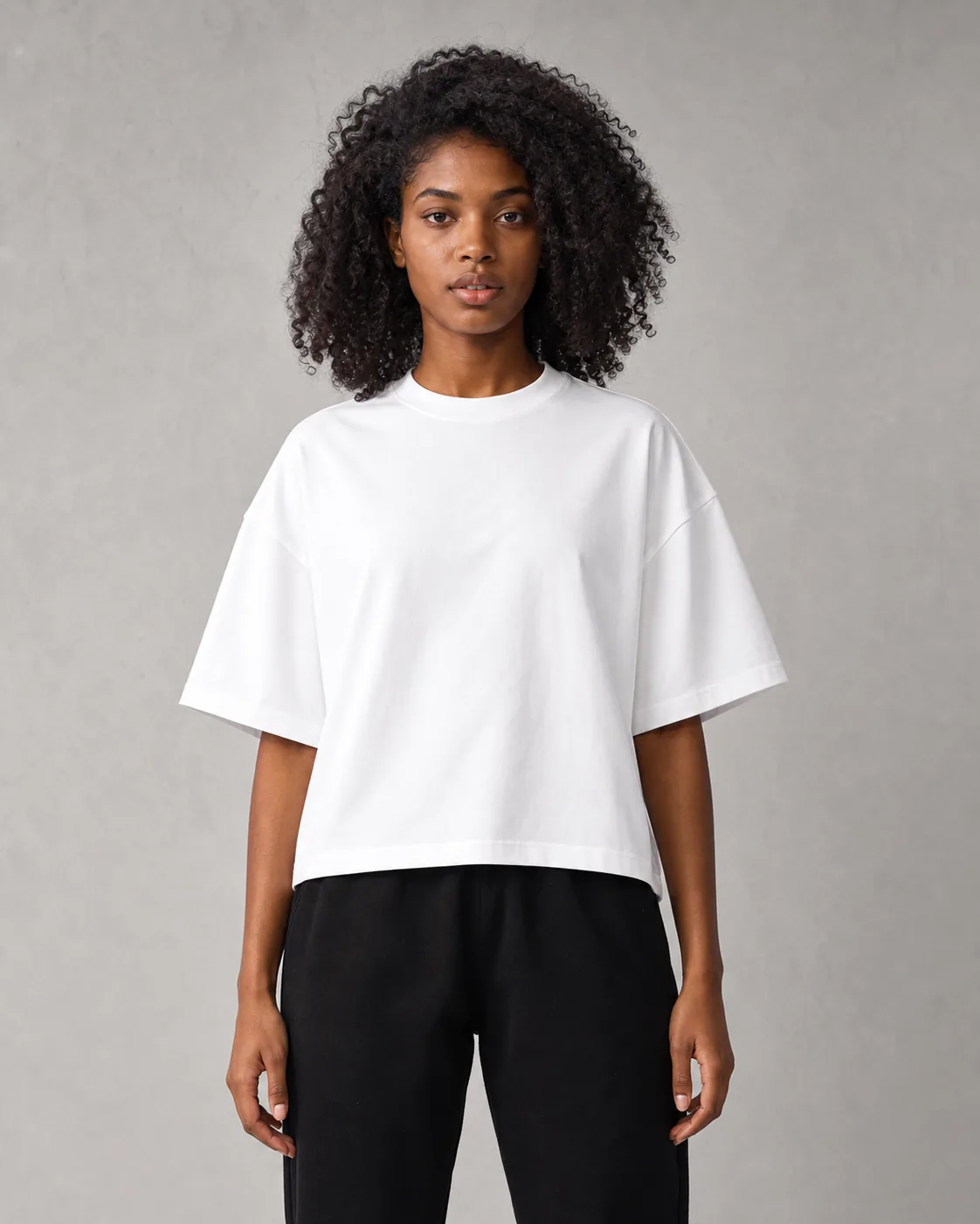 Studio Tee in Optic White