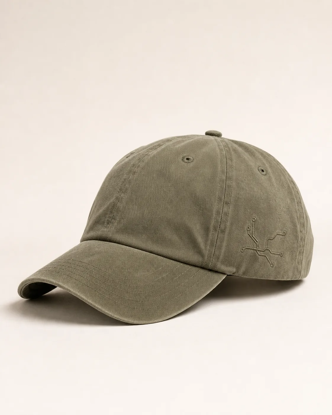 City Cap in Muted Olive